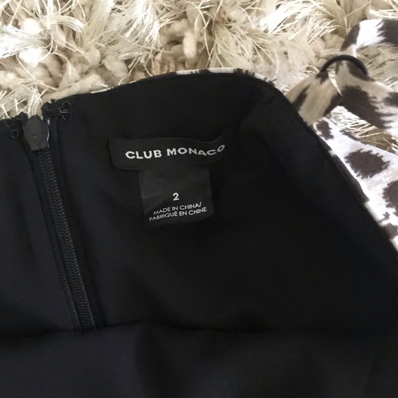 Club Monaco Paz Leopard Print Dress - Picture 5 of 8